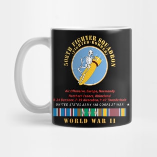 508th Fighter Squadron (Fighter Bomber), Campaigns - EUR SVC X 300 Mug